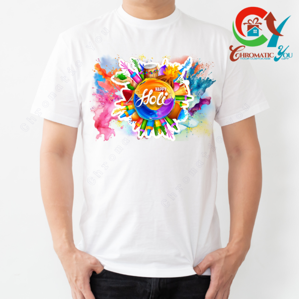 Holi Special T-Shirt For Men and Women - Image 2