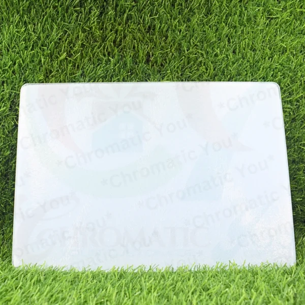Custom printed A4 size glass photo frame – personalized glass frame with custom design by Chromatic You