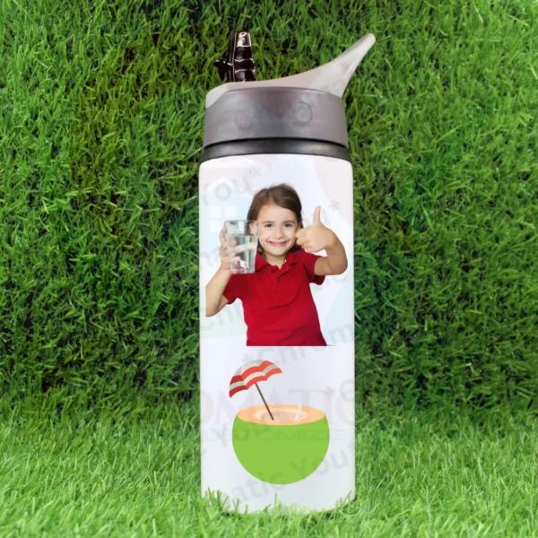 Custom printed water shipper bottle – personalized bottle with name or logo by Chromatic You