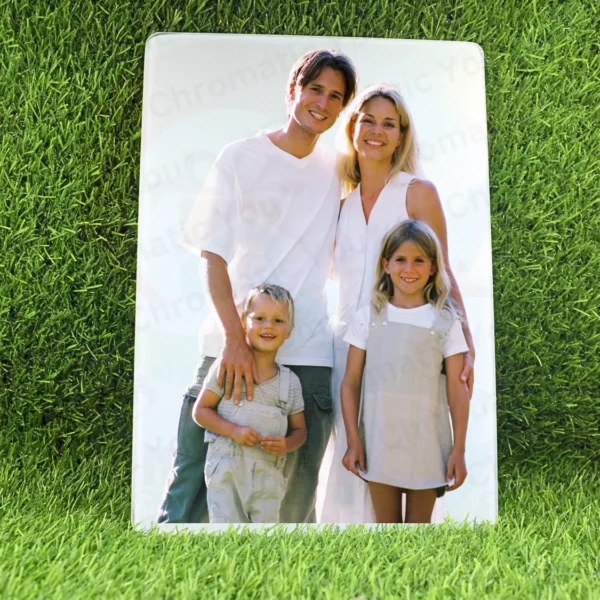 Personalized A4 glass photo frame – custom printed photo frame for gifts or décor by Chromatic You